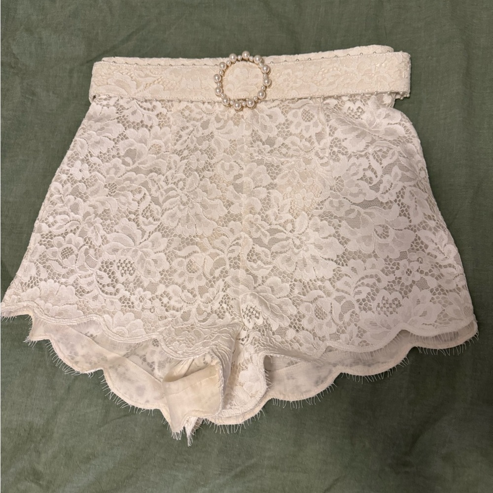 Zimmermann high tide lace short